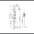 Wras en laiton thermostatique double douche cachée douche à soupape